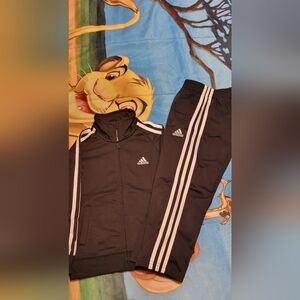 adidas Kids Black and White Matching Set